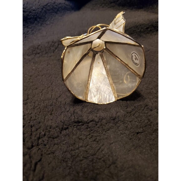 Vintage Capiz Shell Musician Angels Christmas Ornaments 3pc Set - RH#43 - Picture 12 of 16